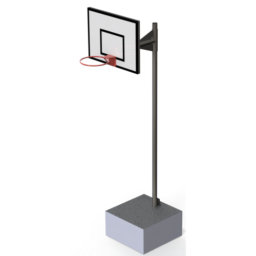 Basketball Post & Hoop
